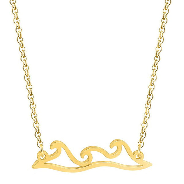 QIAMNI Minimalist Mountain Pendant Necklace for Women Girls Mountain Range Jewelry Nature Hiker Lover Gifts Birthday Charm