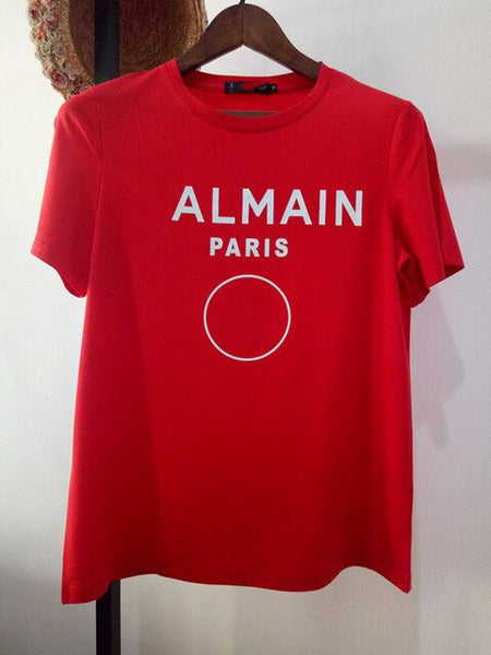 تي شيرت نسائي صيفي جديد 2020 تي شيرت قطني مطبوع عليه حروف تي شيرت نسائي ماركة تشيرتات غير رسمية فضفاضة تي شيرت علوي