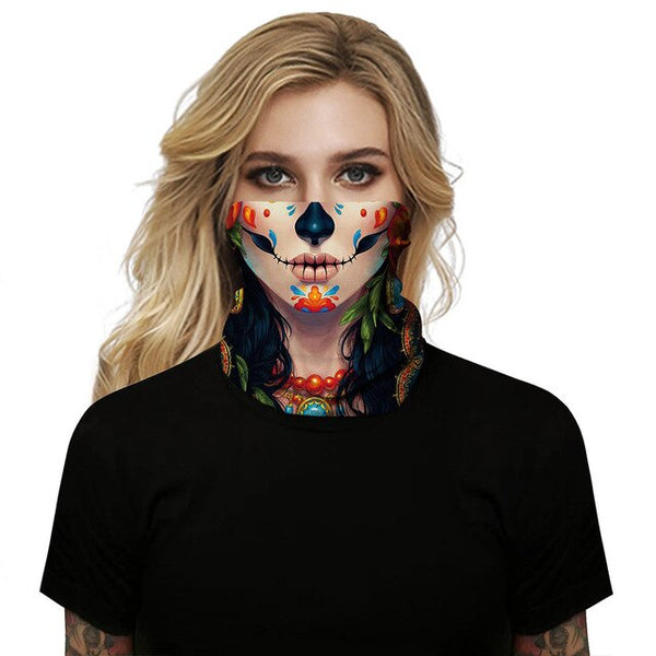 Breathable Hiking Scarf Multi Style Digital Printed kerchief Men Women Sports Neck Scarves Outdoor Cycling Bandanas Headwear