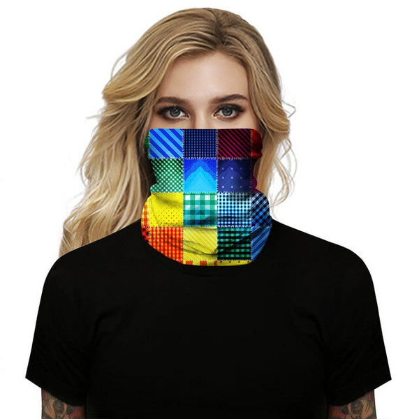 Breathable Hiking Scarf Multi Style Digital Printed kerchief Men Women Sports Neck Scarves Outdoor Cycling Bandanas Headwear