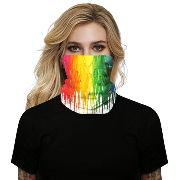 Breathable Hiking Scarf Multi Style Digital Printed kerchief Men Women Sports Neck Scarves Outdoor Cycling Bandanas Headwear